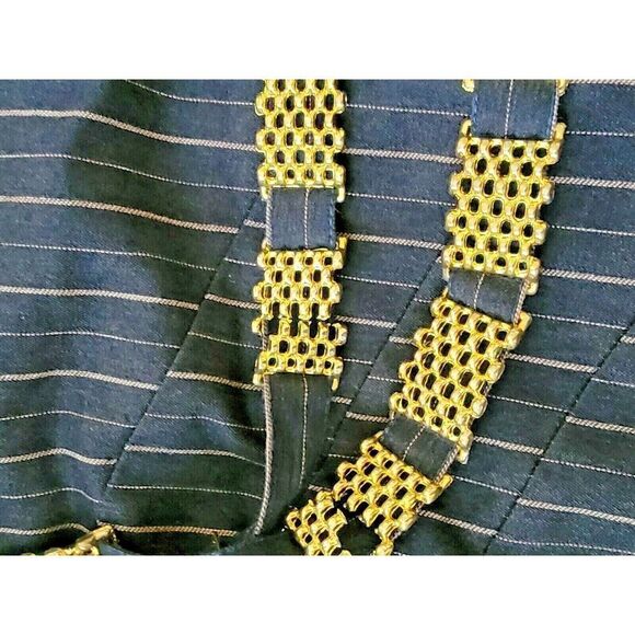 Baby Phat 24 Dark Striped Skirt (Belt has Broken Pieces) 3X NWT See Photos! - Picture 6 of 8